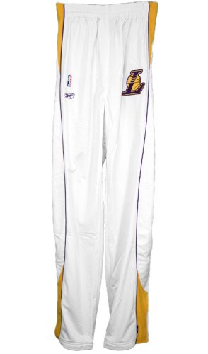 Los Angeles Lakers On-Court Warm Up Pants White