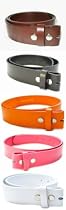 MENS/WOMENS ASSORTED COLOR LEATHER BELTS FOR BUCKLES