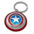 Captain America Pewter Keychain