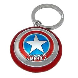 Captain America Pewter Keychain