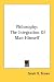 Philosophy: The Integration of Man Himself