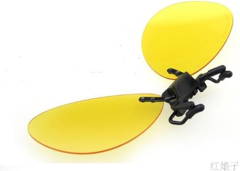 Wonderfulsight Yellow Night Vision Polarized Clip-on Flip-up Eyeglasses Necessary for Driving