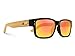 Treehut¨ Wooden Bamboo Sunglasses Temples Classic Square Keyhole Vintage Eyewear