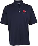 Boston Red Sox Exceed Desert Dry Navy Polo Shirt