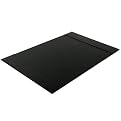 Crocodile /Fx Leather Desk Blotter - BLACK