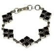 Bracelets Sterling Silver & Garnet Gemstone Jewelry 7.5 inches (gnklcs315brclt)