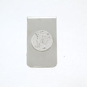 Old Dime Navajo Money Clip, #8252