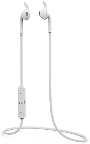 iEazy Bluetooth Headphones,Wireless Sports Headphones Sweatproof Running Gym Stereo Headsets with Built-in Mic, White