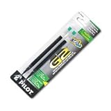 The Price Pros提供 Stationery&Grocery Online Shop Ranking 28. Pilot G2 Gel Ink Refill, 2-pack for Rolling Ball Pen, Fine Point, Green (77243)