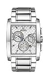 Bulova Chronograph Stainless Steel Bracelet Silver Dial Men's watch #96C104