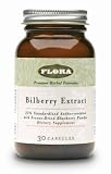 Flora Bilberry Extract, 30 Capsules by ClubNatural