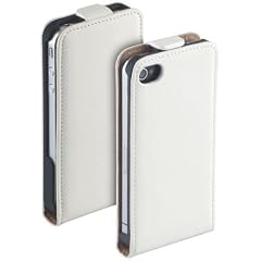 ***NEU*** YAYAGO PREMIUM Flip-New-Style LEDER Tasche in Wei� ***ULTRA FLACH*** f�r Ihr Apple iPhone 4S inkl. dem Original YAYAGO Clean-Pad