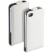 ***NEU*** YAYAGO PREMIUM Flip-New-Style LEDER Tasche in Wei� ***ULTRA FLACH*** f�r Ihr Apple iPhone 4S inkl. dem Original YAYAGO Clean-Pad