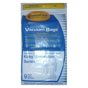 27 KIRBY GENERATION MICROFILTRATION VACUUM SWEEPER BAGS