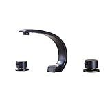 Rozin 流し台 シンク用 蛇口 オイルは青銅をこすり 浴室 洗面器用 混合水栓 デュアルレバー