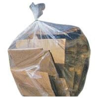 Click here to buy Clear Garbage Bags 23x10x46 34 Gallons 100 Case 1.2 Mil by Plastic Place.
