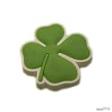 Kleeblatt mit weißen Rand, clover Style your Crocs
