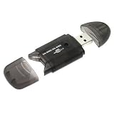 SDHC SD MMC Memory Card Reader USB 2.0 Adapter, Smoke by 
