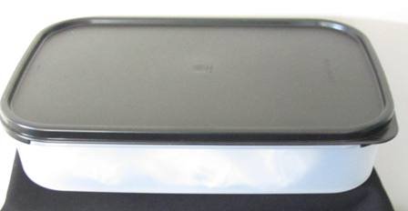 Tupperware Modular Mate Rectangle #1. Black Seal