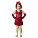 Child Sz 6-8- Red- Sparkling Flapper Girl