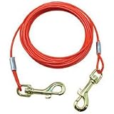 Tie Out Cable - Orange - Puppy - 15 ft.