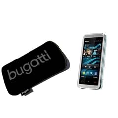 BUGATTI Luxus Tasche Neopren Case f�r Handy Nokia 5530