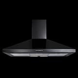 ECH10 100CM MATT BLACK KITCHEN COOKER HOOD EXTRACTOR