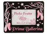 Girls Prima Ballerina Picture Frame - Girls Photo Frame in Bling Ballerina Print