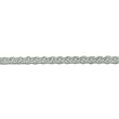 7" 100 French Wheat Chain Bracelet - 2.5mm Wide
