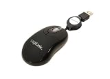 Zoom Produkt-Bild: LogiLink Maus optisch USB Mini mit Kabeleinzug