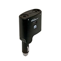 Powerline By Original Power 0900-79 12-Volt DC Dual Socket Splitter with USB Charging Port
