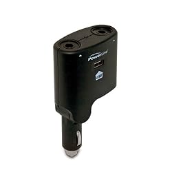 Powerline By Original Power 0900-79 12-Volt DC Dual Socket Splitter with USB Charging Port
