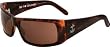 Tres Noir Leopard THE CRUSHER Sunglasses w/ Bronze Lens