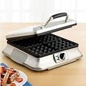 Cuisinart WAF-4B 4-Slice Belgian Waffle Iron, Brushed Stainless