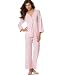 Oscar de la Rent Printed Jersey Two-Piece Pajama Set