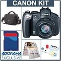 Canon PowerShot S5 IS Digital Camera Kit, with 2GB SD Memory Card, Camera Case, EZ Digital Photography Guide, Professional Lens Cleaning Kit
