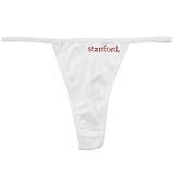 Stanford Cardinal White College Logo Thong