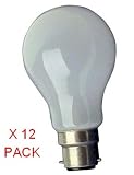 60W BC Pearl GLS Lamp - 12 Pack