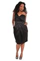 Torrid Plus Size Black Sparkle One Shoulder Dress