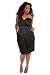 Torrid Plus Size Black Sparkle One Shoulder Dress
