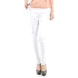 Best of Luck マタニティ カラー スキニー w_p_b_007 (L, ホワイト)