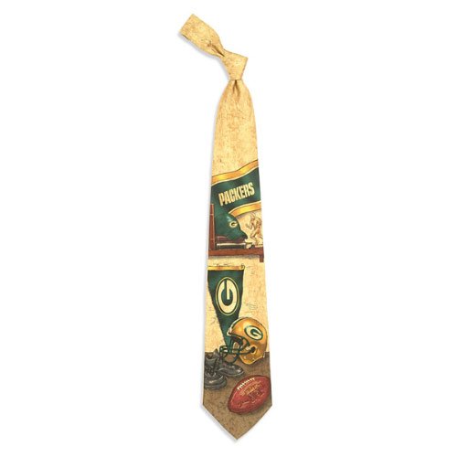 Green Bay Packers Nostalgia Silk Necktie