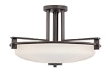 IMAGE OF Quoizel TY1721WT Taylor 4-Light 21-Inch Semi-Flush Mount Lamp, Western Bronze