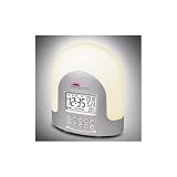 LED SUNRISE ALARM CLOCK WITH NATURE SOUNDS. The most natural way to wake up in the morning