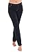 PajamaJeans - Skinny Black Stretch Knit Denim Jeans for Women, LRG (14-16)