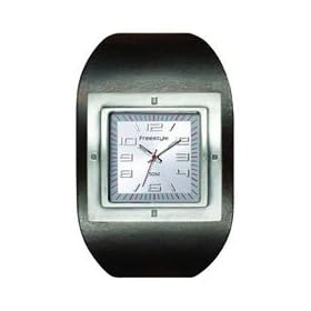 CLOSE OUT SPECIAL!!! Freestyle Riding the Line Stylish Hip Watch Black Brown Leather Luminescent...
