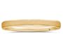3 mm Brushed Center Comfort-Fit Women's Wedding Band in 14k Yellow Gold