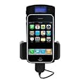 GSI Super Quality Wireless Hands-Free 7-in-1 Dock-Mount-Charger-FM Transmitter-Car Kit, for Ipod, IPhone 4G/3G/S, MP3, MP4, Laptop, Game Systems, CD and DVD Players - Includes Remote Control, LCD Display - Cigarette Lighter Plug-In