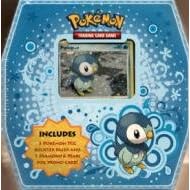 Pokemon 2009 Trio Piplup Tin (3 Booster Packs + 1 Promo Card)