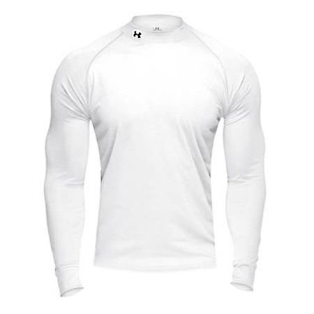 Men's Under Armour Tech Longsleeve Mock Turtleneck Top - White
